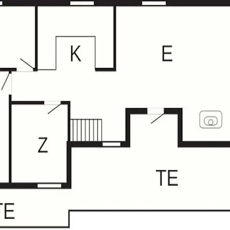 펜션 8 Person In Hovborg-by Traum *